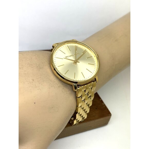 Michael Kors Women\'s Watch MK3898 Pyper Quartz Gold Stainless Steel 38mm main image 7